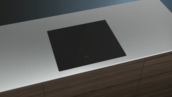 Miniatyrbillede 3 af 4: Siemens iQ300 ET61RBKB8E kogeplade Sort Indbygget 59.2 cm Keramisk 3 zone(s)