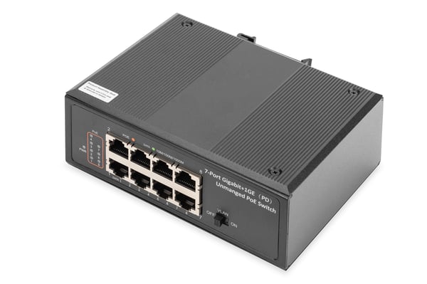 Miniatyrbillede 1 af 6: Digitus DN-651113 netværksswitch Ikke administreret Gigabit Ethernet (10/100/1000) Strøm over Ethernet (PoE) Sort