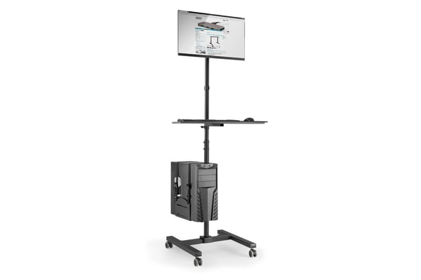 Miniatyrbillede 7 af 11: Digitus DA-90374 desktop arbejdsplads med siddestativ