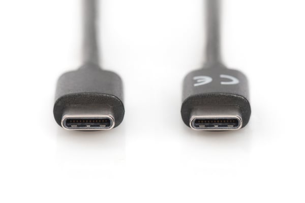 Miniatyrbillede 3 af 8: ASSMANN Electronic AK-880908-010-S USB-kabel USB 2.0 1 m USB C 0,48 Gbit/sek. Sort