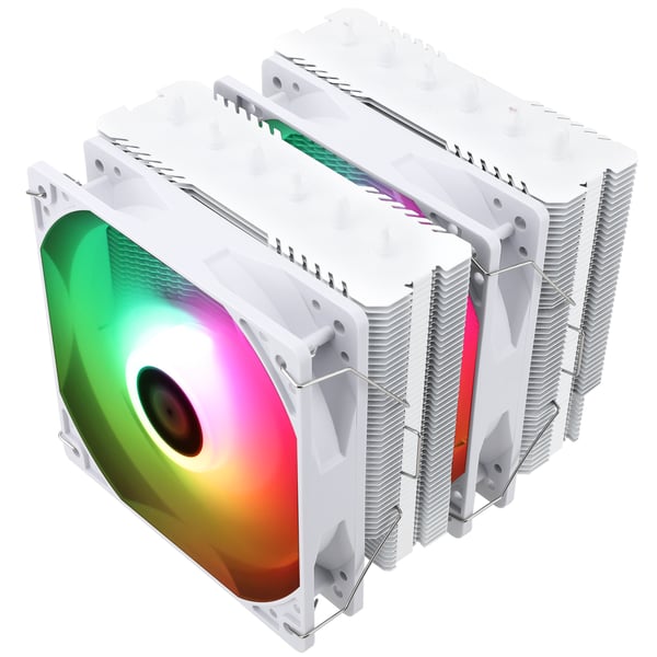 Miniatyrbillede 5 af 9: Thermalright Peerless Assassin 120 SE WHITE ARGB Processor Luftkøler 12 cm Hvid 1 stk