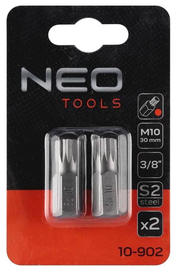 Miniatyrbild 2 av 3: NEO tools 10-902 stjärnskruvmejselborr