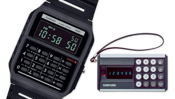 Casio CA-53WB-1B rannekello Unisex Musta