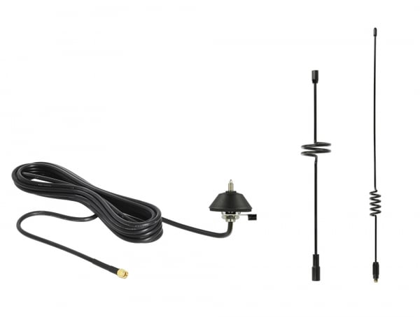 Miniatyrbillede 2 af 6: DeLOCK 12582 antenne Omniretningsbestemt antenne SMA 7 dBi