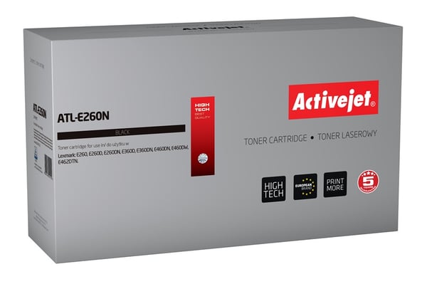 Activejet ATL-E260N värikasetti 1 kpl Yhteensopiva Musta