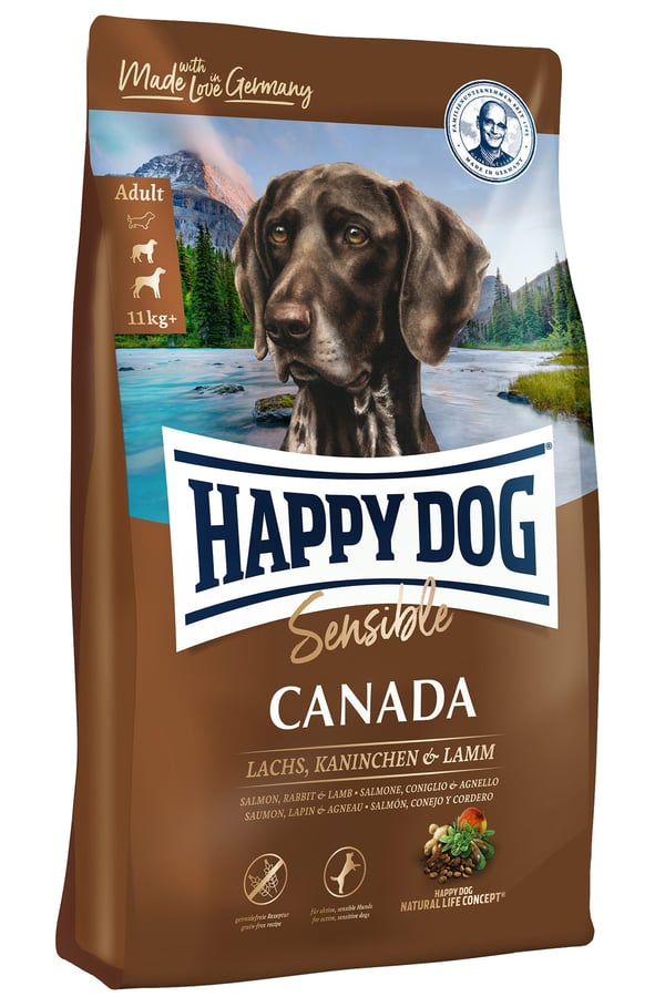 Pikkukuva 1 / 3: Happy Dog Supreme Sensible - Canada 1 kg Aikuinen Lammas, Peruna, Jänis, Lohi