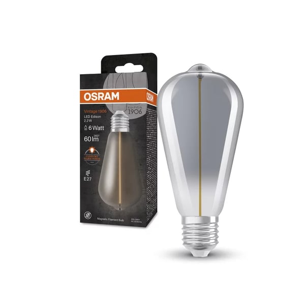 Miniatyrbillede 2 af 3: Osram 4099854049897 LED-lampe Varmt komfortlys 1800 K 2,2 W E27 G