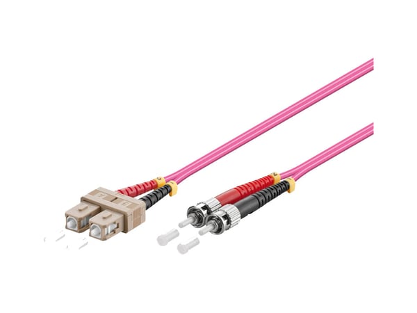 Alcasa LW-8075TC4 InfiniBand og fiberoptisk kabel 7,5 m SC ST Violet