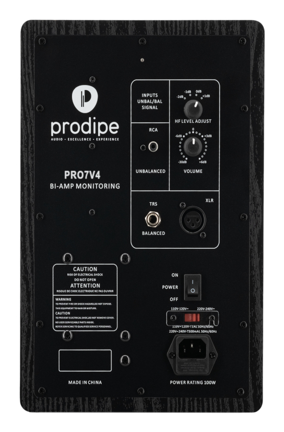 Miniatyrbillede 3 af 4: Prodipe Pro7 V4 2-vejs Sort Ledningsført 100 W