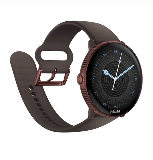 Pikkukuva 5 / 8: Polar Ignite 3 3,25 cm (1.28") AMOLED 43 mm Digitaalinen 416 x 416 pikseliä Kosketusnäyttö Ruskea GPS (satelliitti)