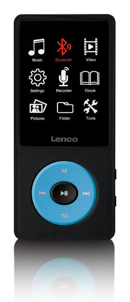 Lenco Xemio-860BU MP3 afspiller 8 GB Sort, Blå