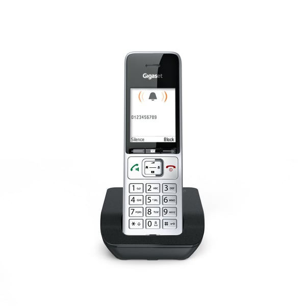 Miniatyrbillede 15 af 18: Gigaset COMFORT 500 DECT telefon Nummervisning Sort, Sølv