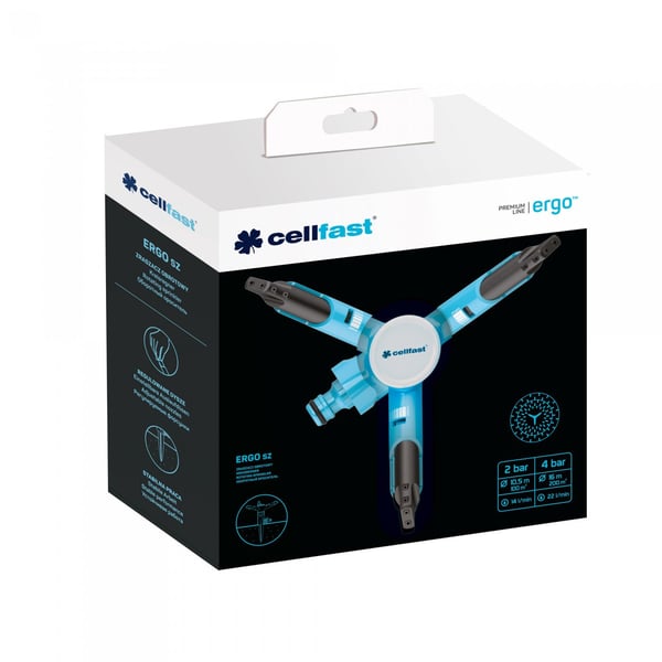 CELLFAST 53-415 Kääntyvä sadetin Sininen