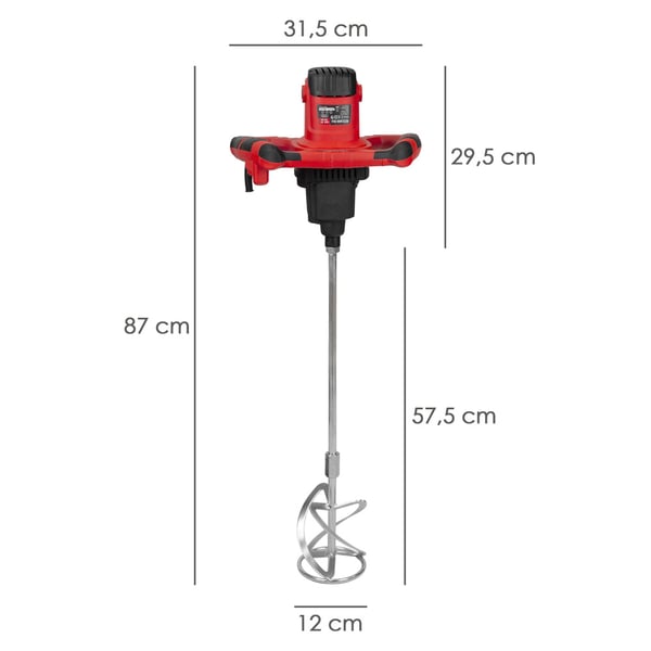 Miniatyrbillede 2 af 5: Wolfpack Mezclador Eléctrico 1400 Watt 6 Velocidades Con Variador de Potencia