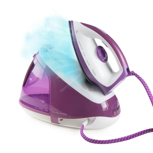 Domo DO7115S 2400 W 1,8 l Keramisk stryksula Violett, Vit