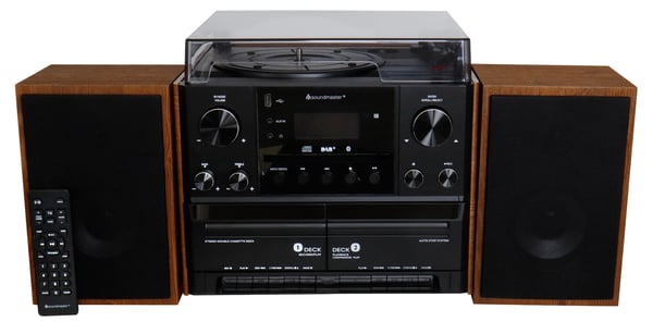 Pikkukuva 4 / 4: Soundmaster MCD5600BR kodin äänentoistolaite 10 W Musta, Puu