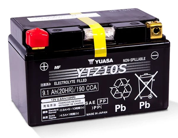 Yuasa YTZ10S batteri til køretøj Blybatterier (VRLA) 8,6 At 12 V Motorcykel