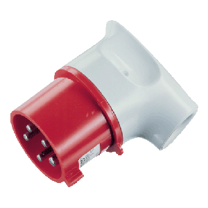 Mennekes CEE-VINKELSTIK. 400V-5X32A/6H / MENNEK 3266 RØD IP44 AM 3266