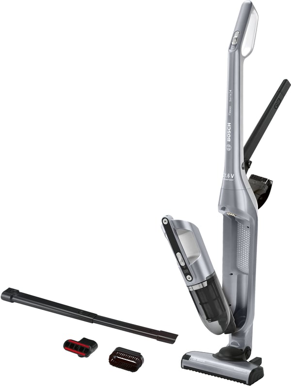 Bosch BCH3P210 upprättstående dammsugare och elektrisk sopborste Skaftdammsugare, 2-i-1 AC/Batteri Torr Utan påse 0,4 l Svart, Grå Bosch BCH3P210 upprättstående dammsugare och elektrisk sopborste Skaftdammsugare, 2-i-1 AC/Batteri Torr Utan påse 0,4 l Svart, Grå