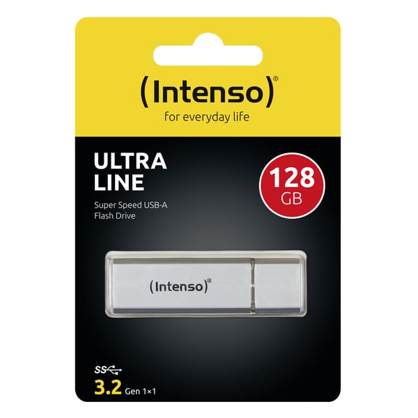 Intenso Ultra Line USB-sticka 128 GB USB Type-A 3.2 Gen 1 (3.1 Gen 1) Silver