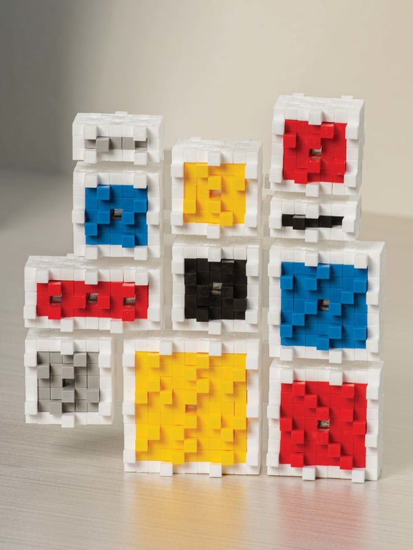 Miniatyrbillede 5 af 5: Plus-Plus Piet Mondrian Composition A