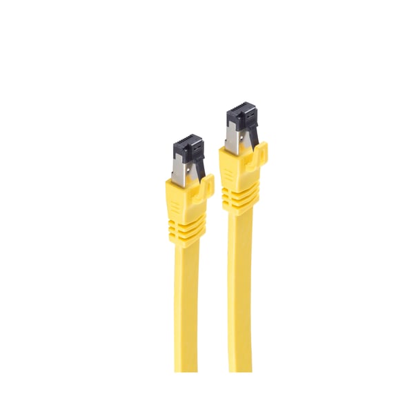 shiverpeaks BS08-42042 netværkskabel Gul 3 m Cat8.1 U/FTP (STP) Flad