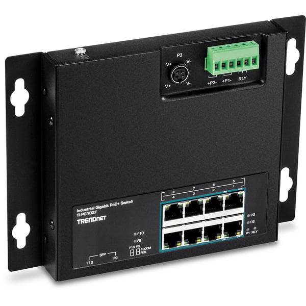 Trendnet TI-PG102F netværksswitch Gigabit Ethernet (10/100/1000) Strøm over Ethernet (PoE) Sort Trendnet TI-PG102F netværksswitch Gigabit Ethernet (10/100/1000) Strøm over Ethernet (PoE) Sort