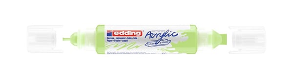 Edding Acryl 3D Double Liner markeringspennor Grön 1 styck