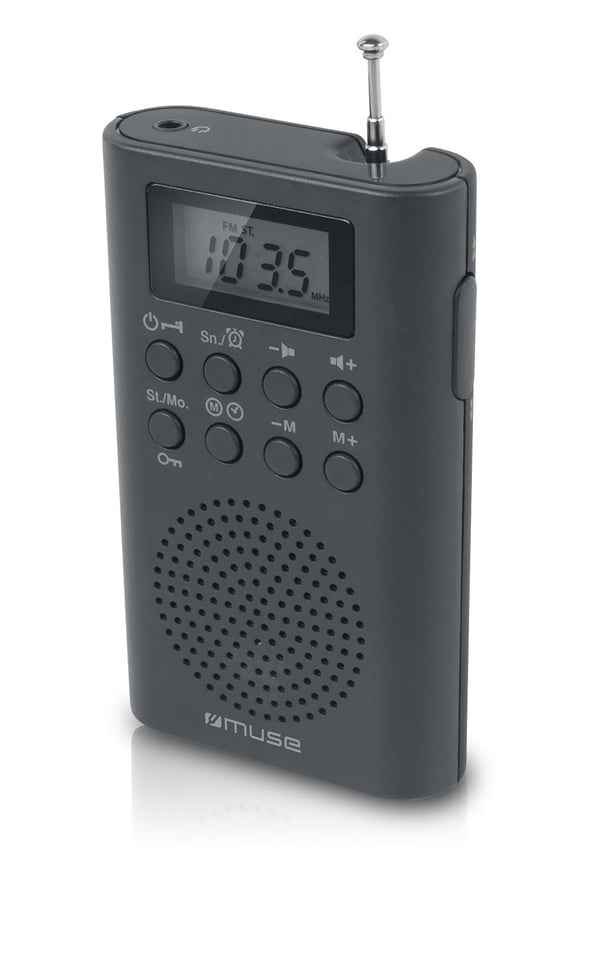 Muse M-03 R radio Bærbar Analog Sort