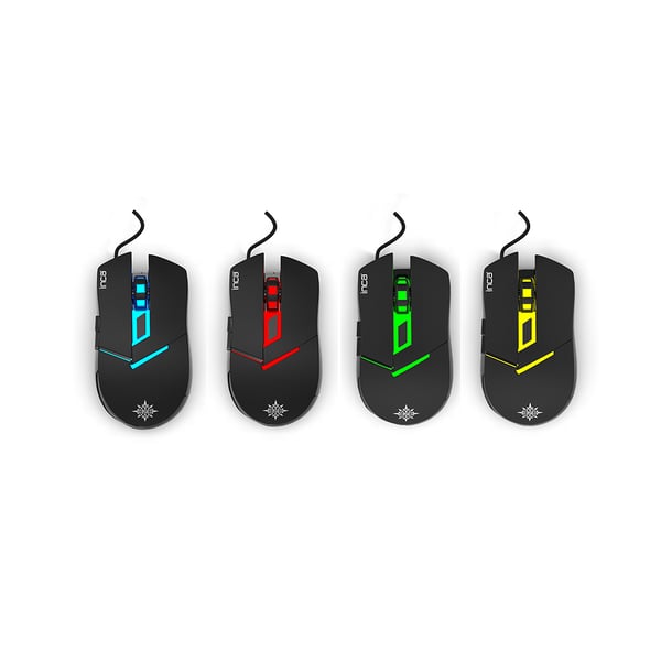 Inca IKG-448 tastatur Mus inkluderet Spil USB Sort