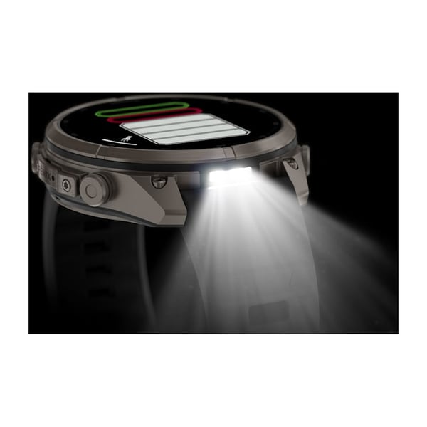 Pikkukuva 3 / 13: Garmin fēnix 9 Pro 3,56 cm (1.4") AMOLED 47 mm Digitaalinen 454 x 454 pikseliä Kosketusnäyttö Titaani Wi-Fi GPS (satelliitti)
