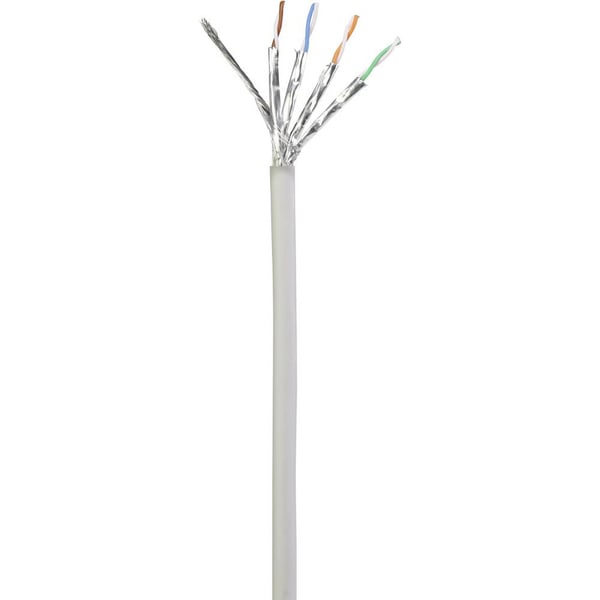 Renkforce RF-5044048 netværkskabel Grå 0,15 m Cat6a S/FTP (S-STP) Rund