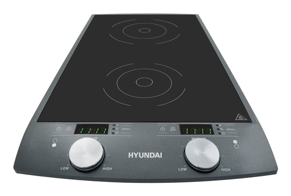 Hyundai IND 233 Sort Bordplade 31 cm Zone induktionskogeplade 2 zone(s)