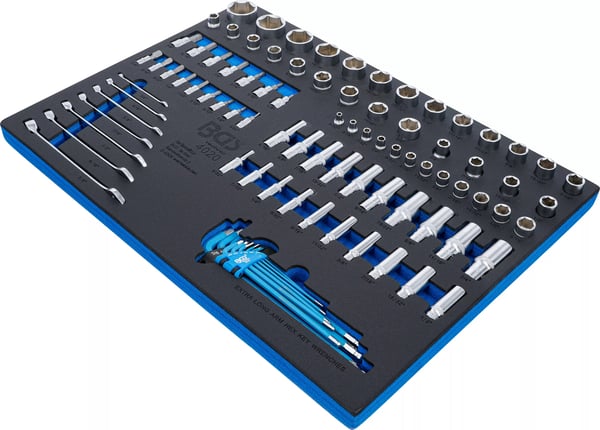 BGS technic Tool Tray 3/3: Sockets / Combination Spanners stikkontakt