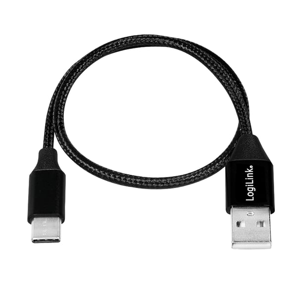 Miniatyrbillede 4 af 5: LogiLink USB-kabel - 24-pin USB-C (M) til USB (M)