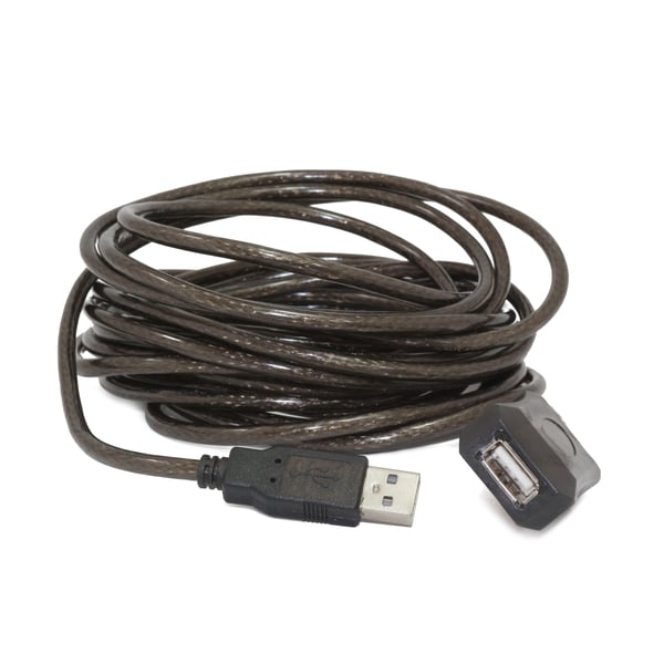 Miniatyrbillede 4 af 5: Gembird USB A/USB A M/F 5m USB-kabel USB 2.0 Sort