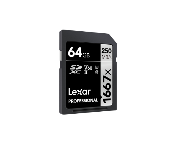 Pikkukuva 2 / 2: Lexar SDXC, 64 GB UHS-II Luokka 10