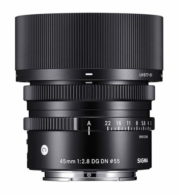 Miniatyrbillede 1 af 6: Sigma 45mm F2.8 DG DN MILC Standardlinse Sort