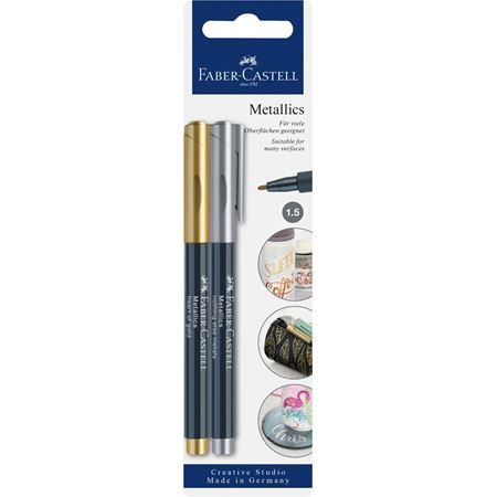 Faber-Castell 160796 speedmarker 2 stk Penselspids Guld, Metallic