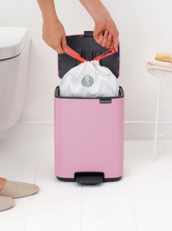 Miniatyrbillede 3 af 8: Brabantia Bo 7 L Rektangulær Stål Lyserød