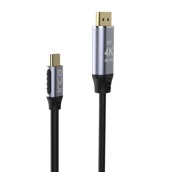 Pikkukuva 1 / 10: Inca ITCD-20 videokaapeli-adapteri 2 m USB Type-C HDMI Musta, Hopea