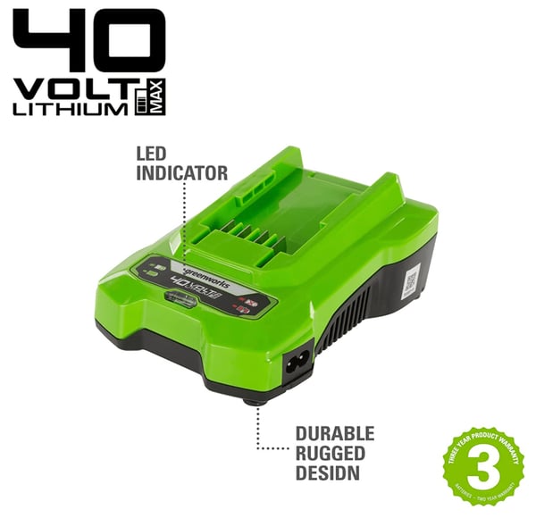Greenworks 2932507 batteri och laddare för motordrivet verktyg Batteriladdare Greenworks 2932507 batteri och laddare för motordrivet verktyg Batteriladdare