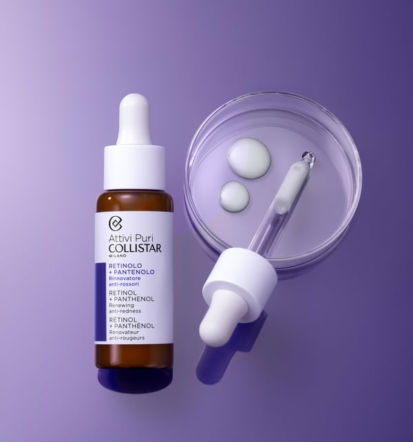 Miniatyrbillede 3 af 6: Collistar Attivi Puri Retinolo + Pantenolo Gocce Ansigtskoncentrat 30 ml Kvinder
