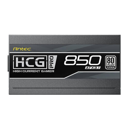 Pikkukuva 5 / 11: Antec HIGH CURRENT GAMER HCG850 PRO Platinum ATX 3.1 virtalähdeyksikkö 850 W 20+4 pin ATX Musta