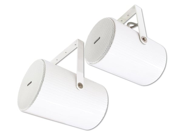 Omnitronic 80710370 högtalare Vit Kabel 10 W