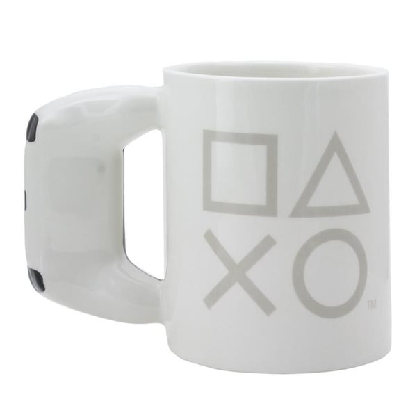 Miniatyrbild 5 av 7: Paladone Playstation Shaped Mug PS5 Kopp Vit Universal 1 styck