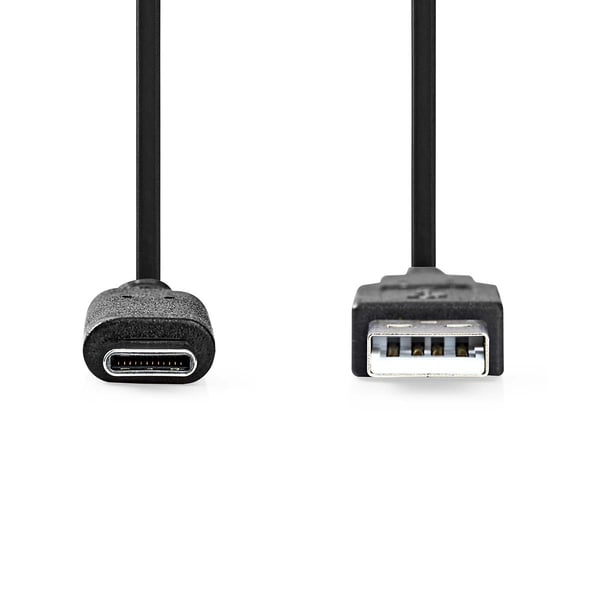 Miniatyrbillede 2 af 3: Nedis CCGL61650BK10 USB-kabel USB 3.2 Gen 2 (3.1 Gen 2) 1 m USB A USB C 10 Gbit/sek. 60 W Sort