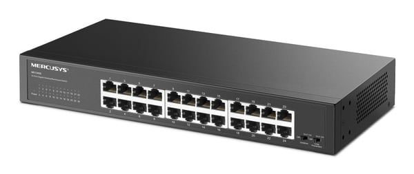 Miniatyrbillede 3 af 3: Mercusys MS124GS netværksswitch Gigabit Ethernet (10/100/1000) Sort