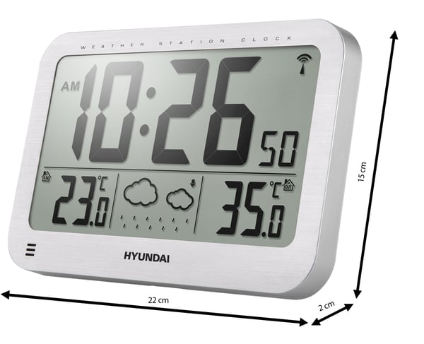 Hyundai WS 2331 Hvid LCD Batteri