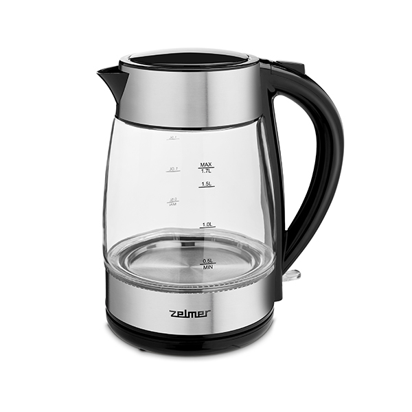 Zelmer ZCK8011 vedenkeitin 1,7 L 2200 W Musta, Ruostumaton teräs Zelmer ZCK8011 vedenkeitin 1,7 L 2200 W Musta, Ruostumaton teräs